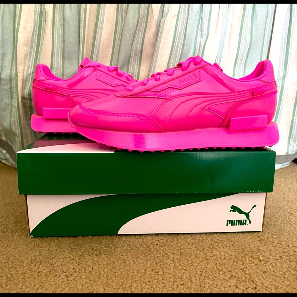 NWT Puma Sneakers, Hot Pink, 8
